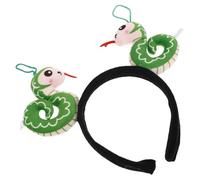 TOGEVAL Cartoon Snake Headband Snake Decor Lunar Year Headband for Party Spring Festival Hair Accessory for Women Hair Band