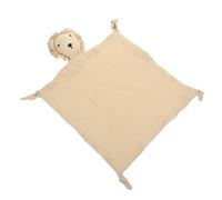TOGEVAL Cartoon Style Baby Snuggle Blanket Lightweight Cotton Material and Tactile Stimulation, Security Blanket for Babies and Toddlers a Burp Cloth or Sleeping Companion