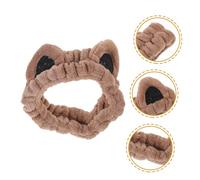 TOGEVAL Cat Ears Headband for Women Soft Elastic Fabric Face Washing and Makeup Skincare Headband Comfortable Multipurpose Hairband for Spa Facial Mask and Cosmetic Use