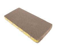 TOGEVAL Cat Scratching Board and Pet Scratcher Made of Sturdy Corrugated Cardboard Square Flat Design for Indoor Cats Suitable for Kitten Claw Grinding and Scratch Play