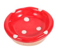 TOGEVAL Ceramic Hamster Food Bowl with Anti-tip Design for Small Pets Smooth Surface Easy to Clean Water and Feeding Dish for Rabbits Guinea Pigs Squirrels and Chinchillas