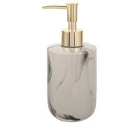 TOGEVAL Ceramic Marble Soap Dispenser Bottle with Pump, round Marble Pattern Shampoo and Lotion Container, Refillable Hand Soap Dispenser for Bathroom and Kitchen Countertop