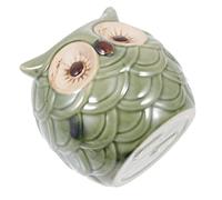 TOGEVAL Ceramic Owl Cocktail Cup Thickened Bottom Funny Wine Glass Creative Home Bar Drinkware for Party and Gift