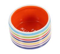 TOGEVAL Ceramic Small Animal Food Bowl Heavy Duty Non Slip Hamster Water Dish and Feeding Bowl for Guinea Pig Rat Squirrel with Smooth Surface Easy to Clean Suitable for Daily Pet Feeding