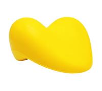 TOGEVAL Cervical Traction Pillow Neck Support Cushion for Relief Portable Heart-Shaped Neck Massage Pillow Yellow Bath Cushion Shoulder and Head Tension