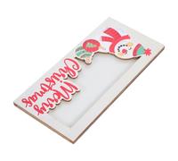 TOGEVAL Christmas Money Clip Wallet Snowman Christmas Decor Cash Table Decor Card Holders Xmas Party Favors Holiday Table Decorations Holidays Cash Holder Wood