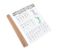 TOGEVAL Clarinet Fingering Chart and Chord Learning Guide for Beginners Bass Clarinet Note Poster Finger Position Diagram for Novice Players