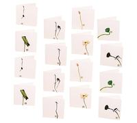 TOGEVAL Classic Chinese Style Greeting Cards 80pcs Folding Invitation and Thank You Cards Set for Birthdays and Festivals Traditional Design