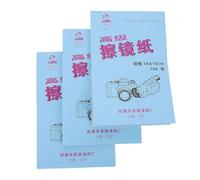 TOGEVAL Cleaning Paper Removes Fingerprints 300 Sheets White Convenient Booklet Design for Microscope and Camcorder Lens for Microscope Users