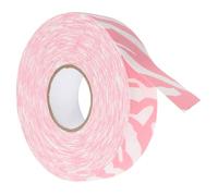 TOGEVAL Cloth Hockey Tape High Adhesive Non-slip Grip Tape for Ice Hockey Sticks Wear-resistant with Easy Application Protective Pink Zebra Pattern for Enhanced Control and Stability