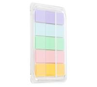 TOGEVAL Colored Sticky Book Tabs Portable Reading Index Tabs with Easy-peel Adhesive Practical Highlight Strips for Students Teachers Office Use and Writable Reading Stickers