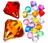 TOGEVAL Colorful Gemstone Gems for Boys and Non-fading Swim Photo Props Party Favors Kindergarten Decor and Treasure Hunt Activities