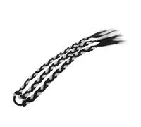 TOGEVAL Colorful Synthetic Hair Extensions Rubber Bands Dyed Braids for Women Girls Boy Girl Ponytail for Festivals and Everyday Styles