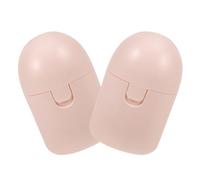 TOGEVAL Compact Plastic Storage Box Portable Travel Case Lightweight Sturdy Container for Women’S Care Supplies