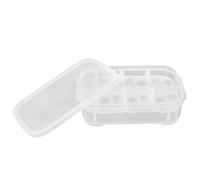 TOGEVAL Compartment Reptile Hatching Box Transparent Egg Incubator Tray for Gecko Lizards Turtle Reusable Breeding Hatchery Case for Scientific Research and Pet Care