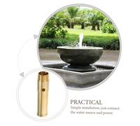 TOGEVAL Copper Fountain Nozzle Replacement Outdoor Water Fountain Spray Head for Garden Ponds Courtyards Easy Installation Artistic Water Feature Accessory