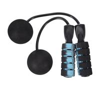 TOGEVAL Cordless Jump Rope with Double Ball Bearings Portable Indoor Skipping Rope for Fitness Non-slip Sweat-absorbing Handles Safe Ropeless Design for Adults Home Workout