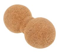 TOGEVAL Cork Peanut Massage Ball for Trigger Point Therapy Back and Muscle Relief Lightweight Cork Roller for Deep Tissue Massage and Fascia Release Portable Fitness Tool