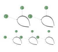 TOGEVAL Cosmic Antenna Butterfly Bobble Headband Set 5pcs Sturdy Foam Ball Hair Accessory for Holiday and Masquerade Events