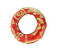 TOGEVAL Cotton Cloth Sound Bowl Cushion for Singing Bowl Fine Workmanship Beautiful Appearance Fixing for Artists Buddhist Ritual Instruments Random Color
