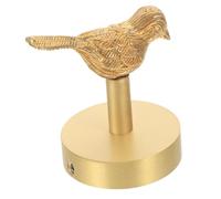 TOGEVAL Creative Brass Bird Wall Hook Unique Hanger for Bedroom Living Decor Artistic Coat and Hat Organizer Brushed Nordic Style