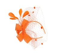 TOGEVAL Creative Bridal Headdress Hair Band Gauze Clip for Weddings Engagements Parties Elegant Womens Hair Supply Accessory