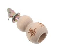 TOGEVAL Creative Gourd-Shaped Wooden Bird Whistle Hand Twist Simulation Call for Bird Training and Musical Portable Caller for Outdoor Fun and Party Favors