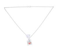TOGEVAL Creative Resin Clavicle Accessory Necklace with Tropical Fish Pendant Transparent Simulation Jewelry for Women Unique Water Bag Design Charm for and Party Souvenir