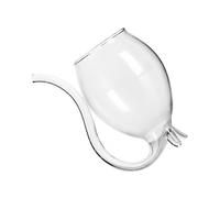 TOGEVAL Creative Transparent Wine Glass Small Decorative Cup for Parties Home Bar Restaurant Elegant Juice and Water Tumbler