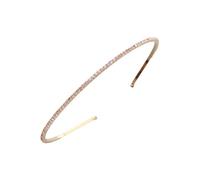 TOGEVAL Crystal Embellished Performance Hair Hoop for Women Lightweight Golden Headdress for Party and Wedding Non Slip Fashion Hair Accessory for Bridal and Cosplay Events