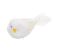 TOGEVAL Cute Car Antenna Decorative Topper White Dove Vehicle Ornament Easy Install Exterior Roof Decor for Models