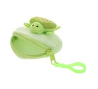 TOGEVAL Cute Plush Turtle Purse for Women Small Cartoon Wallet Pouch Adorable Keychain Accessory for Earphones and Student Essentials Lightweight and Portable Design