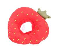 TOGEVAL Decorative Cat Collar with Breathable Soft Cone Design Cute Fruit Pattern for Post-surgery Protection and Sterilization Comfortable Neck Collar for Cats and Kittens