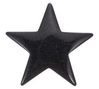 TOGEVAL Decorative Natural Blue Star Shaped Stone Ornament Pentagram Smooth Polished Reiki Powerful Stone for Home Decors and Desktop Decoration