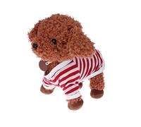 TOGEVAL Design Cotton Pet Vest for Dogs Breathable Navy Stripe T-shirt for Xl Red Comfortable and Easy to Wear Pet Clothing