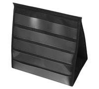 TOGEVAL Desktop Card Display Stand Double-sided Pocket Chart Organizer with Spacious Compartments for Greeting Cards Stickers Postcards Art Prints for Vendors Teachers Students