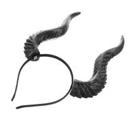 TOGEVAL Detachable Devil Horns Headband Lightweight Comfortable Halloween Horn Hair Hoop for Adults Versatile Sizing Cosplay Masquerade Party Accessory