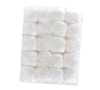 TOGEVAL Disposable Waterproof Shower Cap 100pcs Comfortable Bath Hair Wraps for Spa and Bathing