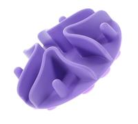 TOGEVAL Dog Bowl Insert Pad Pet Feeder Mat Round Edges Purple Medium Helps Your Pet Eat Slowly and Digest Properly