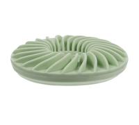 TOGEVAL Dog Slow Feeder Bowl Tpr Material Chew for Healthy Eating Anti-scratch Swirl Flower Pattern Dish Stimulates Intellectual Development Suitable for Dry and Wet Food Feeding
