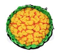 TOGEVAL Dog Snuffle Mat Slow Feed Lick Pad for Pets Bright Foraging Puzzle Training Mat for Dogs Stress Relief and Healthy Eating Habits Random Color