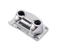 TOGEVAL Double Hole Drum Mount Bracket Clamp Metal Drum Accessory for Tom Cymbal Holder
