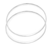 TOGEVAL Drum Head 2x Small Drum Accessories Easy to Use Drum Practice for Jazz Drummers