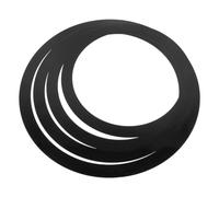 TOGEVAL Drum Kit Mute Circle Snare Drum Practice Dampening Ring Portable Instrument Silence Accessory for Home Use, Effective Sound Reduction and Vibration Control