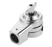 TOGEVAL Drum Rack Clamp Mount for Cymbal Stand Attachment Silver Quick Setup Percussion Hardware with Noise-reducing Design Stable Connection for Precision Drumming