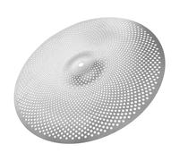 TOGEVAL Drum Set Cymbal Mute Thick Silent Cymbal for Practice Easy Install Reduces Compact Storage for Drummers and Percussionists