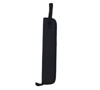 TOGEVAL Drum Stick Bag 5a Size Drum Stick Drumsticks Case Black Pvc Large Volume with Double Hooks Carrying Handle for Practice and Floor Tom Quick Access