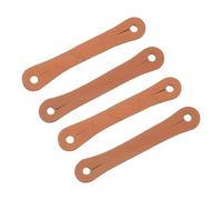 TOGEVAL Drum Stick Holder Pu Leather Grip Sleeve Compatible with 5a and 7a Drumsticks, Portable Non-slip Drumstick Control Grip for Beginners and Drummers, Practice Accessory Pack of 4 Random Color