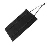 TOGEVAL Drumstick Hanging Rack Foldable Felt Holder for Drumsticks Display for Drum Mallet and Percussion Sticks Organization