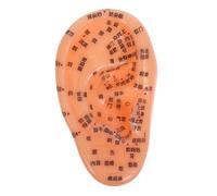 TOGEVAL Ear Model Reflexology Acupressure Tool for Traditional Chinese Medicine Education and Clinical Practice Human Ear Simulation Model with Clear Acupuncture Points for Massage and
